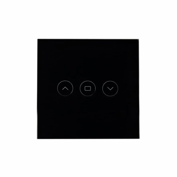 SmartWise WiFi Διακόπτης αφής για ρολά / στόρια / κουρτίνες, συμβατός με eWeLink, (μαύρος)