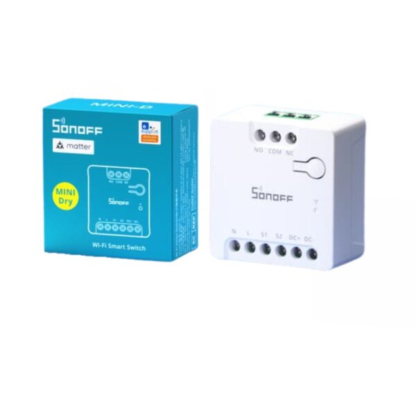 Sonoff MINI-D Wi-Fi + eWeLink-Remote έξυπνος διακόπτης ρελέ NO/NC και ξηρή επαφή στην έξοδο